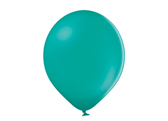 Ballon uni 30 cm standard turquoise x 8