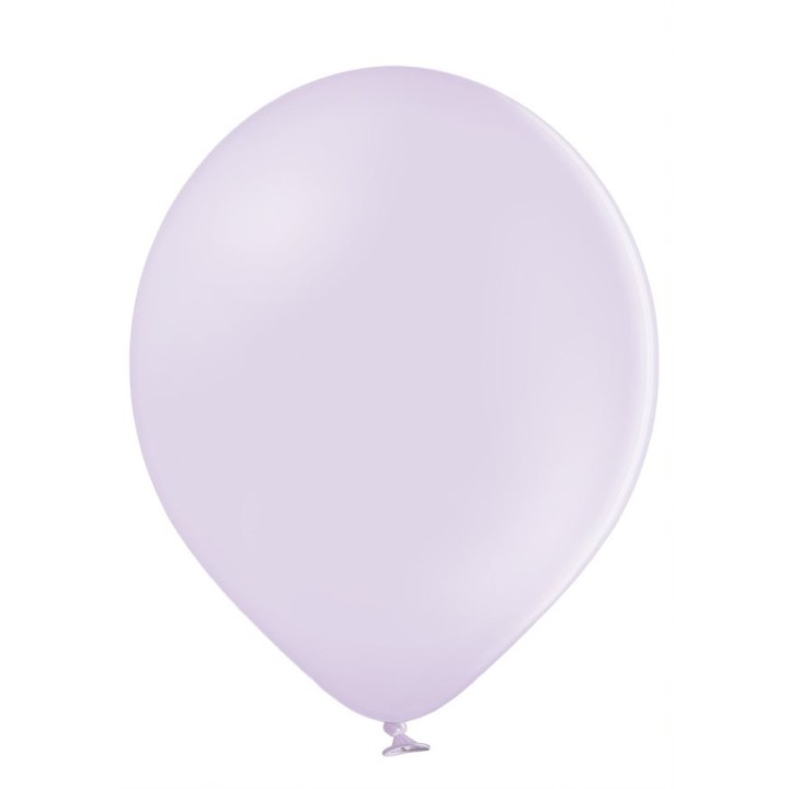 Ballon uni 30 cm standard lilas pastel x 8