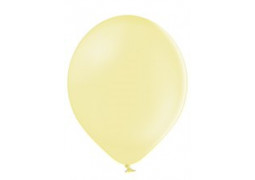 Ballon uni 30 cm standard jaune pastel x 8