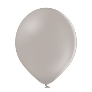 Ballon uni 30 cm standard gris pastel x 8