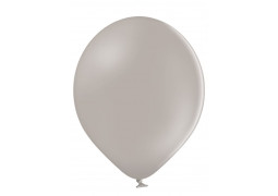 Ballon uni 30 cm standard gris pastel x 8