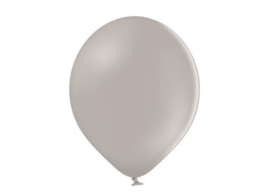 Ballon uni 30 cm standard gris pastel x 8