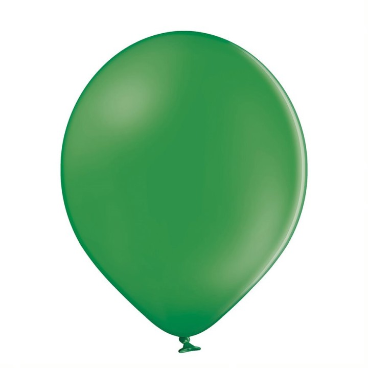 Ballon uni 35 cm standard vert feuille