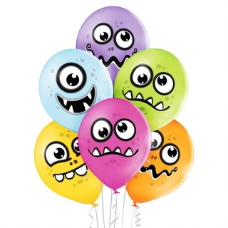Ballon monstre rigolo x 6