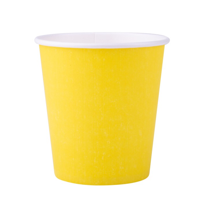 Gobelet carton jaune 20cl