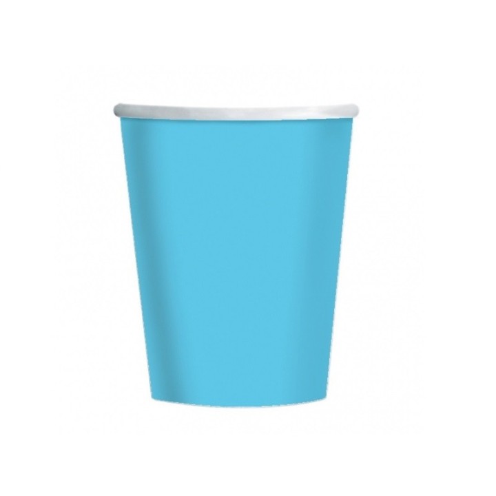Gobelet carton turquoise 20cl