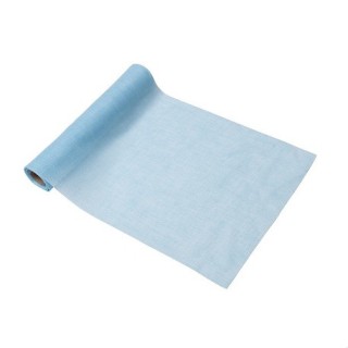 Chemin de table mousseline ciel 28cmx5m