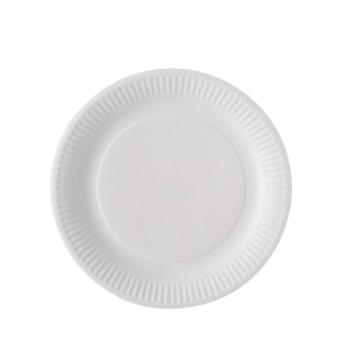 Assiette carton blanc 23cm