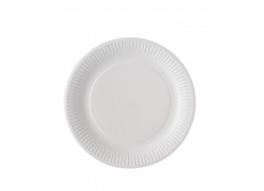 Assiette carton blanc 23cm