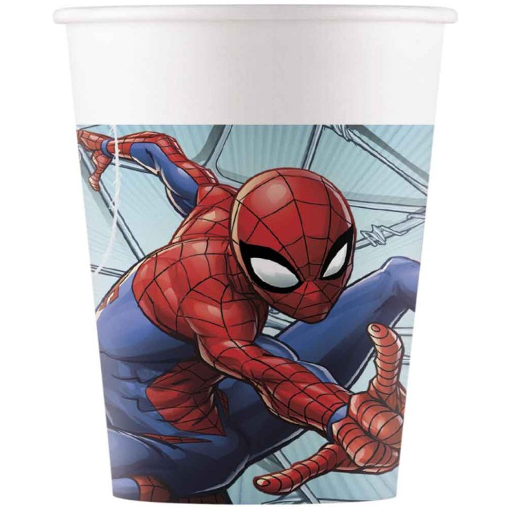 Gobelet Spiderman 20 cl x 8