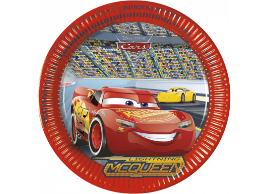 Assiette Cars 23 cm x 8