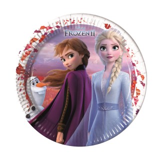 Assiette Reine des neiges 23 cm x 8