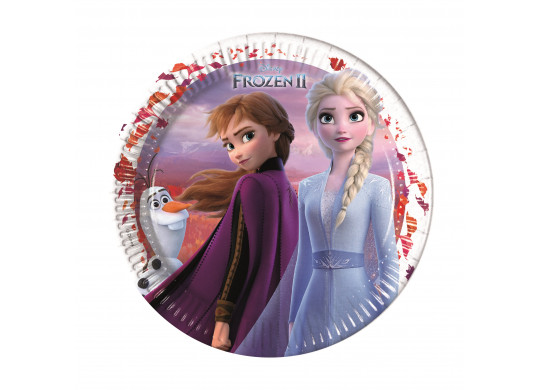 Assiette Reine des neiges 23 cm x 8