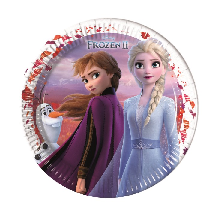 Assiette Reine des neiges 23 cm x 8