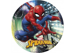 Assiette Spiderman 23 cm x 8