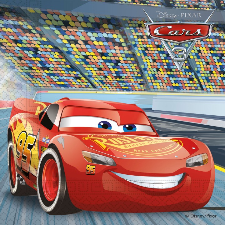 Serviette Cars x 20
