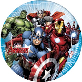 Assiette Avengers 23 cm x6