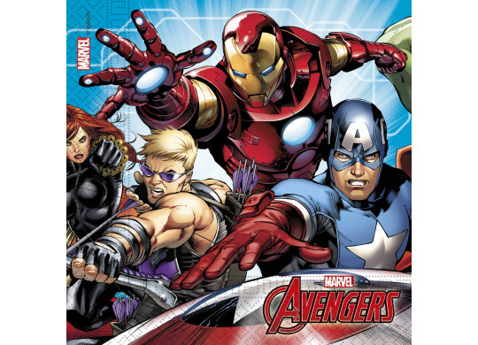 Serviette Avengers x 16