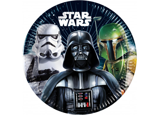 Assiette Stars Wars 23 cm x 8