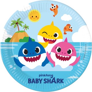 Assiette Baby Shark 23 cm x 8