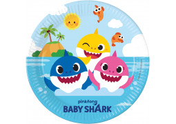 Assiette Baby Shark 23 cm x 8