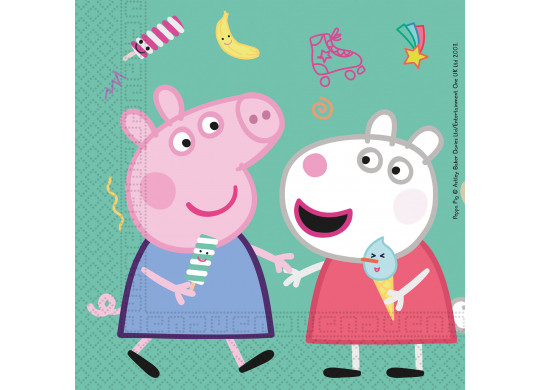 Serviette Peppa Pig x 20