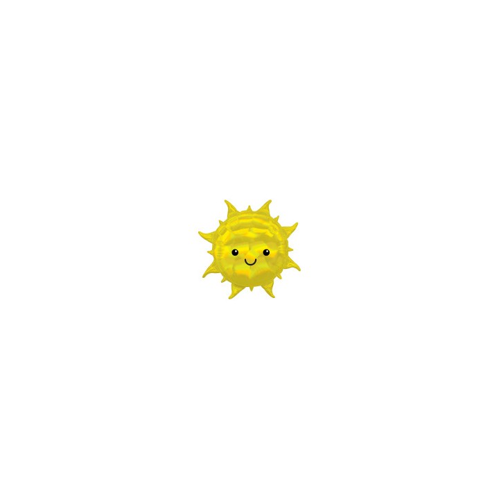 Ballon aluminium soleil