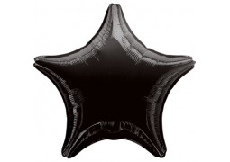 Ballon aluminium étoile noir