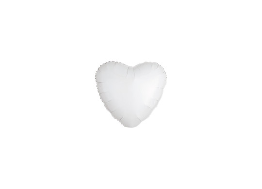 Ballon aluminium coeur blanc