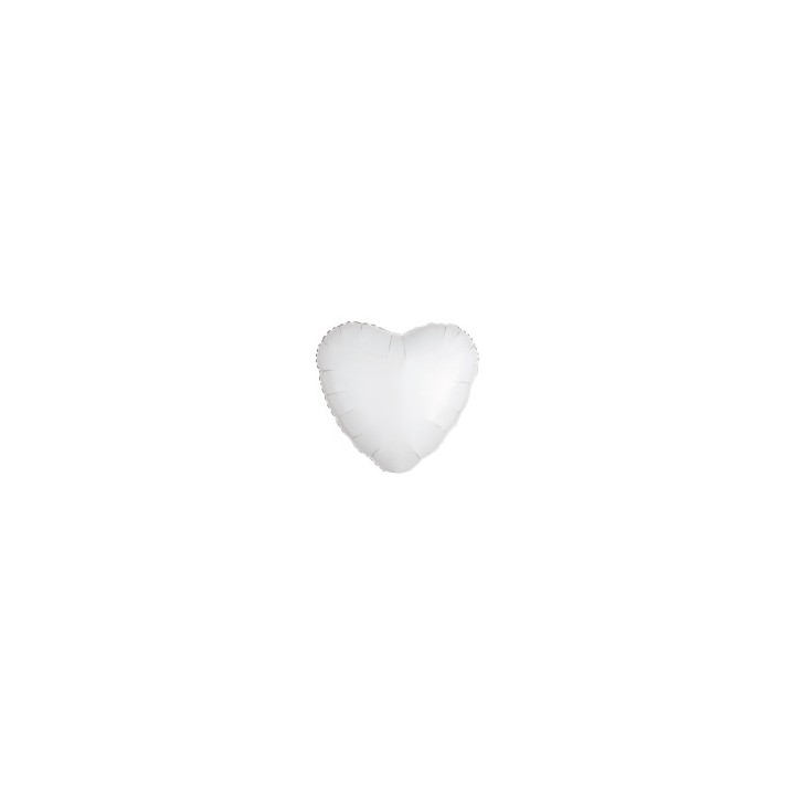 Ballon aluminium coeur blanc