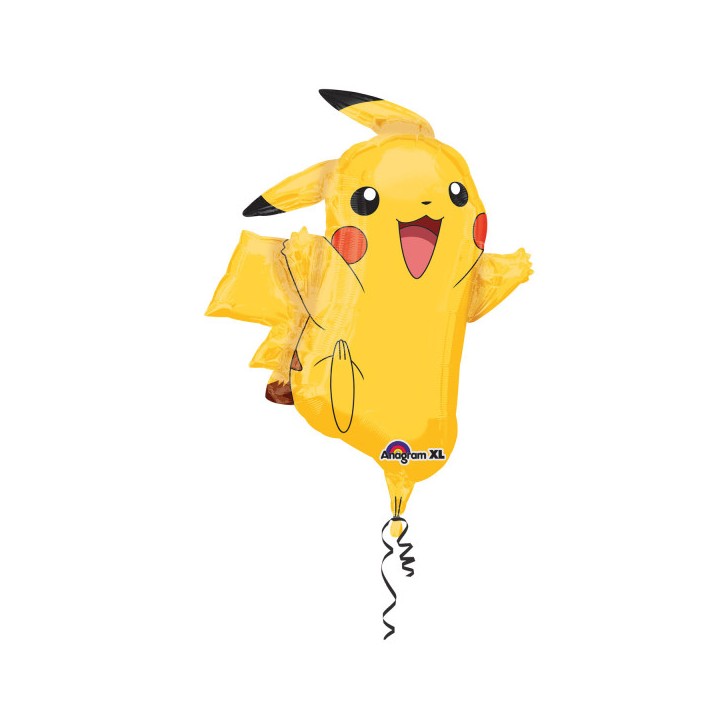 Ballon aluminium forme pikachu