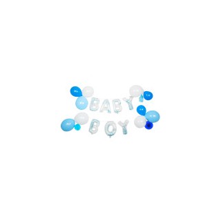 Kit ballons baby boy bleu