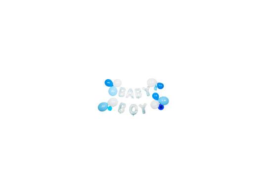 Kit ballons baby boy bleu