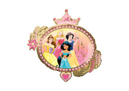 Ballon aluminium cadre princesse