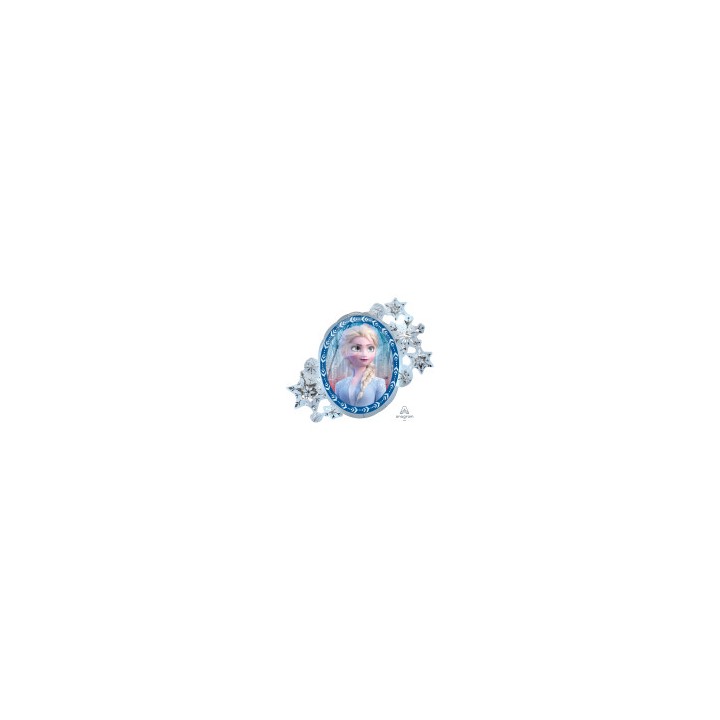 Ballon aluminium forme reine des neiges