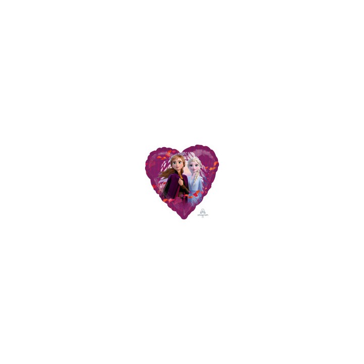Ballon aluminium coeur reine des neiges