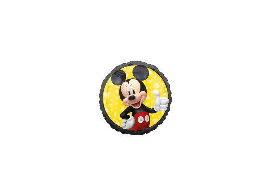 Ballon aluminium rond mickey