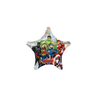 Ballon aluminium étoile avengers