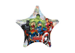 Ballon aluminium étoile avengers