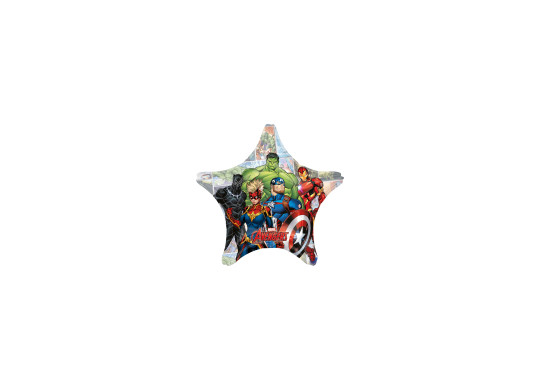 Ballon aluminium étoile avengers