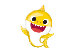 Ballon aluminium forme baby shark