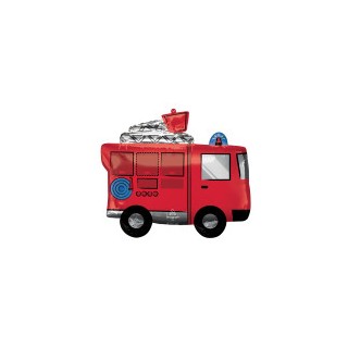 Ballon aluminium camion de pompier