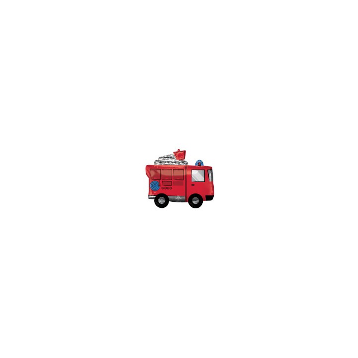 Ballon aluminium camion de pompier