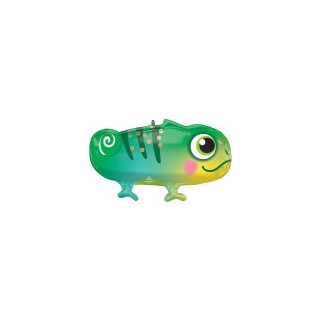 Ballon aluminium forme caméléon