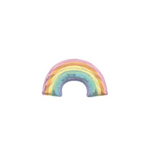 Ballon aluminium arc en ciel irisé