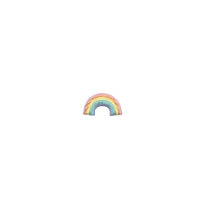 Ballon aluminium arc en ciel irisé