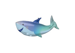 Ballon aluminium forme requin