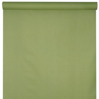 Nappe intissé olive 120 cm x 20m - décoration de table