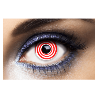 Lentilles de contact red psycho - Lentilles - Déguisements