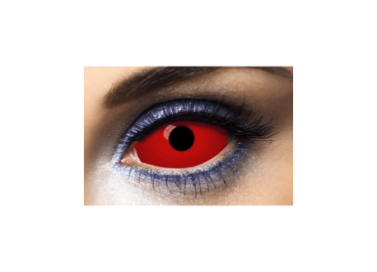 Lentilles de contact sclera rouge